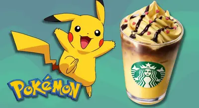 Starbucks Japan x Pokémon: Pikachu Honey Cream Latte en 41 items vanaf 30 september